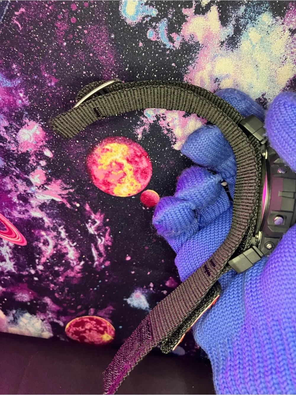Custom G Shock Supreme collab Black and Red Style